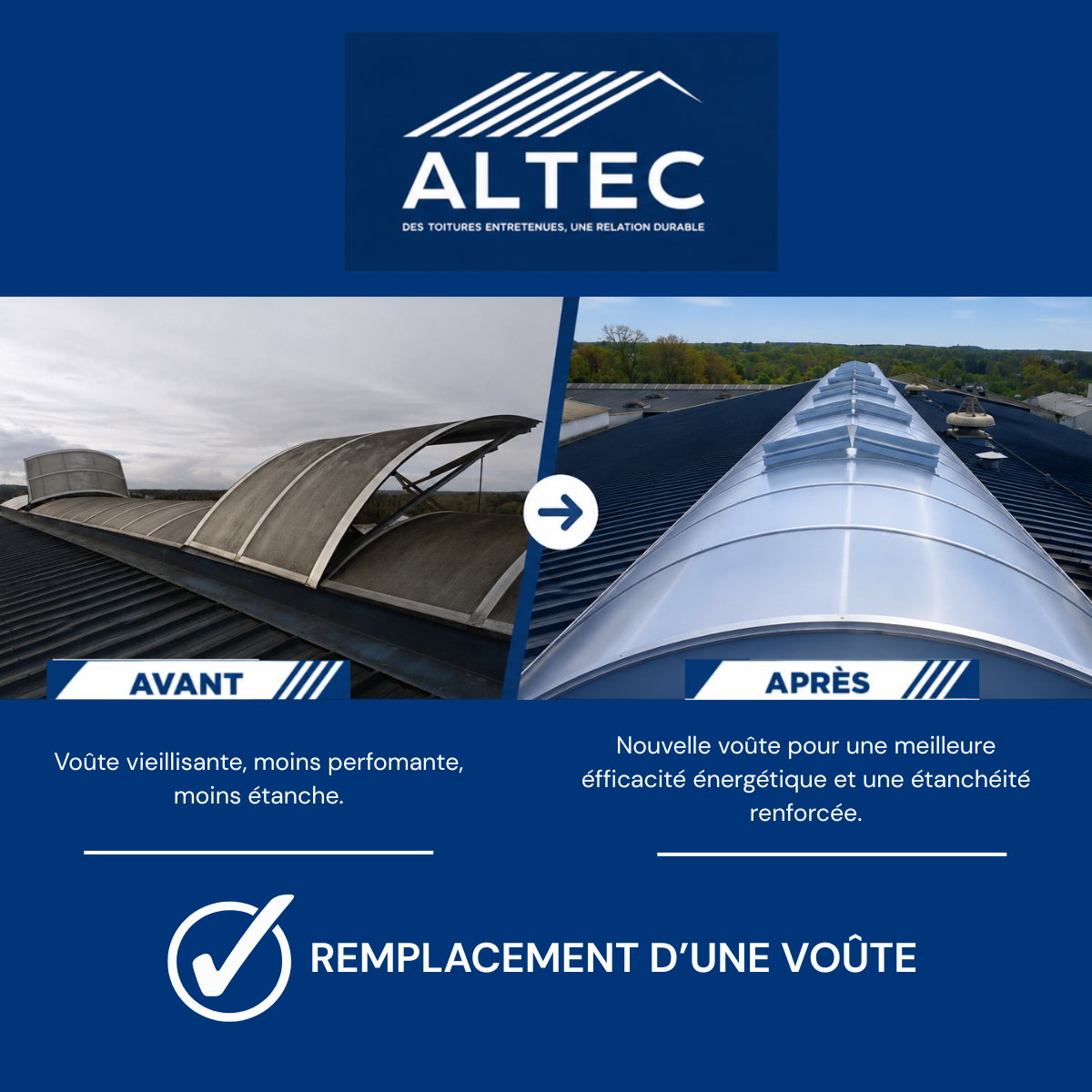 REMPLACEMENT D’UNE VOÛTE